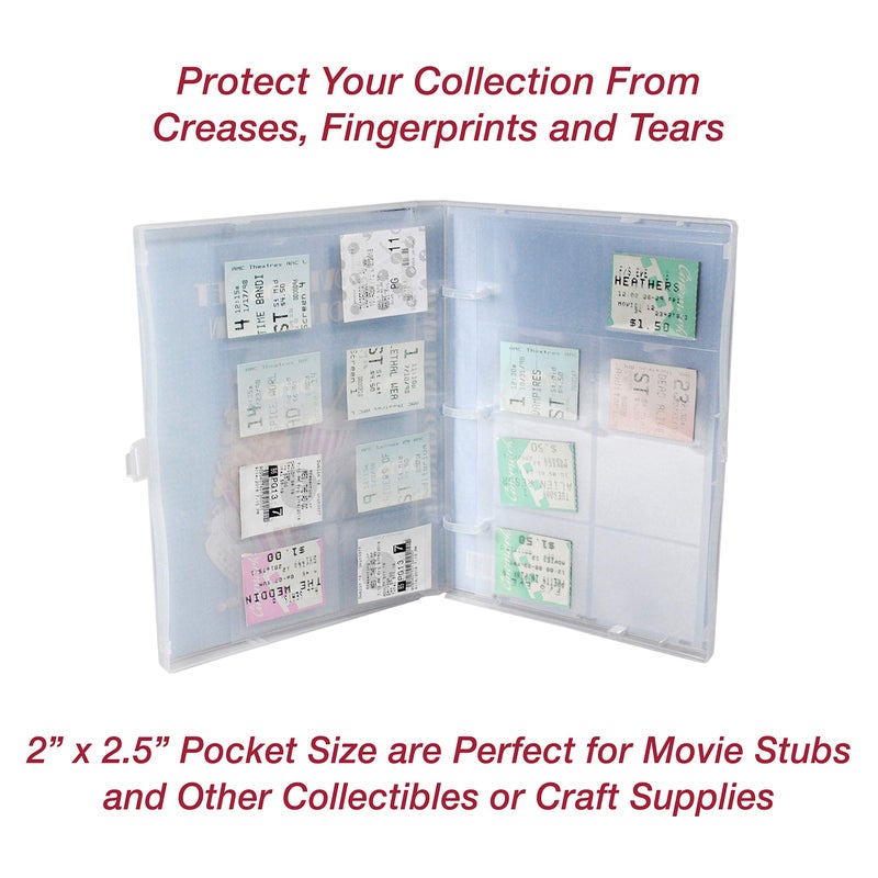 EnvyPak Movie Ticket Collector, Sheet Protector - Top Loading, Clear - Archival Safe, 3 Hole Punched - Pack of 20 Pages - Image 5